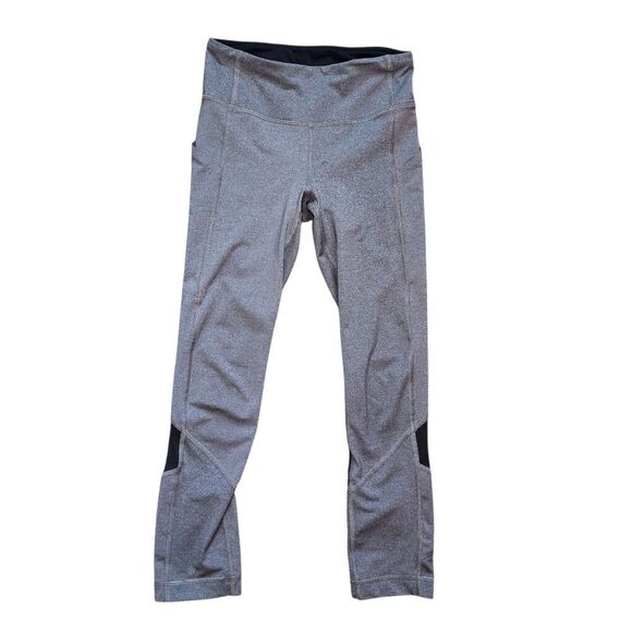 Lululemon Pace Rival Crop 22" - Heathered Black - Picture 2 of 12